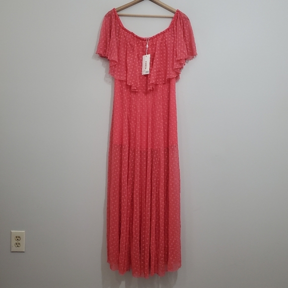 NWT Likely Blaine Off-Shoulder Maxi Dress - Picture 1 of 4